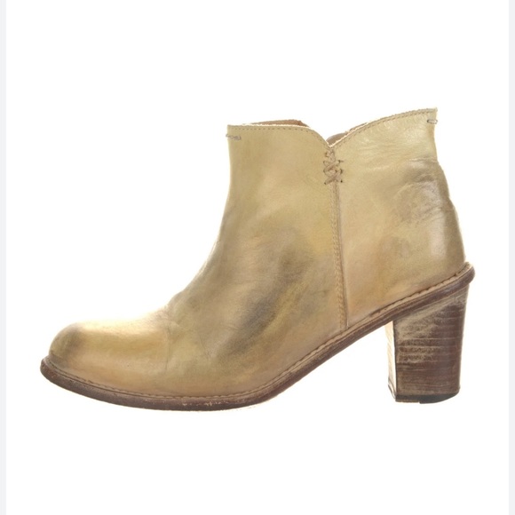 BED|STU Shoes - BED STU DISTRESSED LEATHER BOOTIE COBBLER SERIES